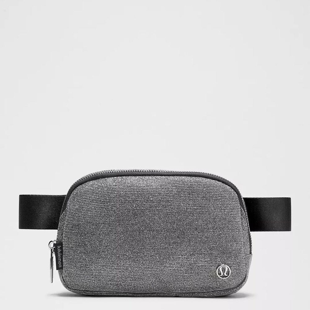 Lululemon Women's Black and Silver Bag